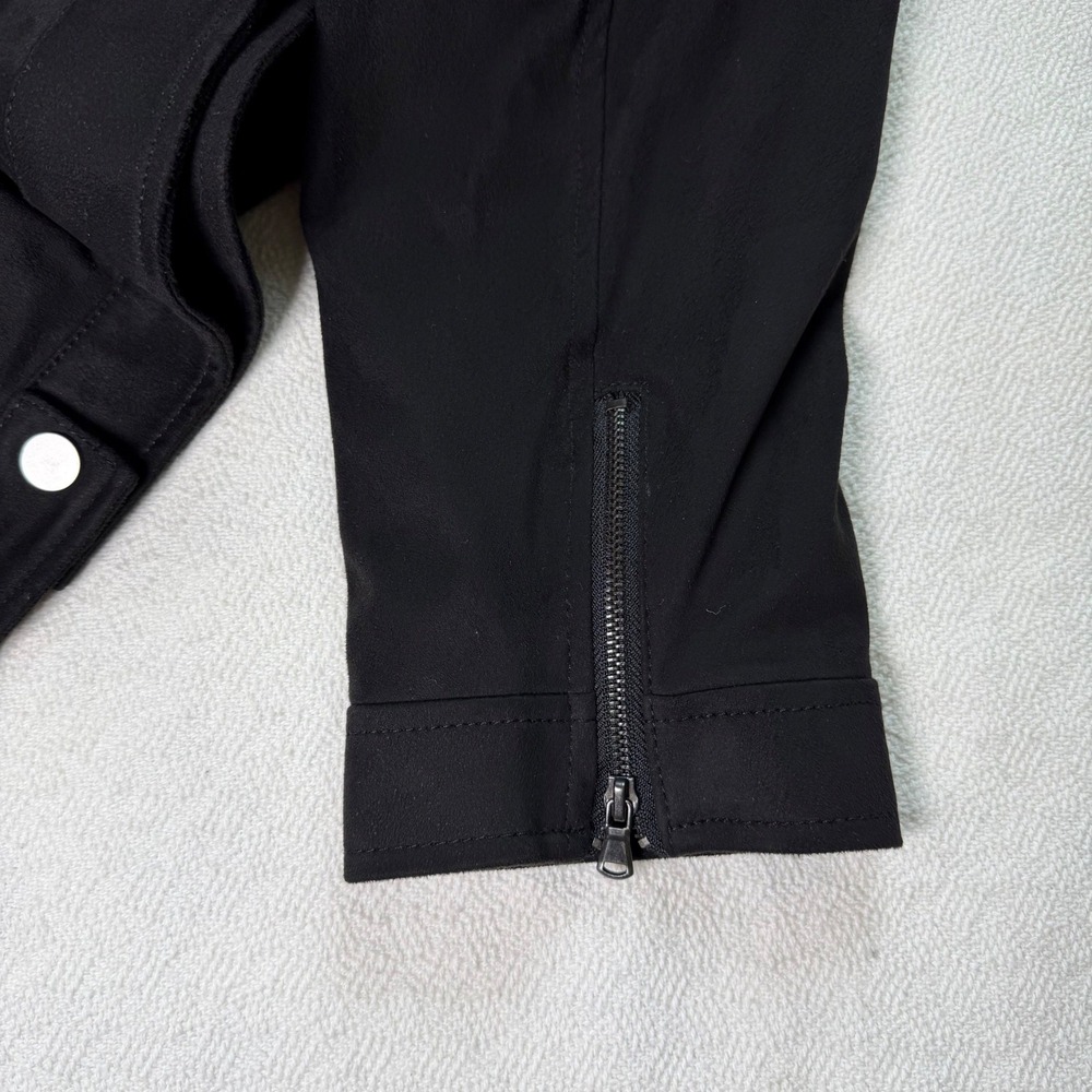 CoffeeShop New York Black Faux Suede Full Zip Fall Jacket Womens XL - Picture 5 of 15